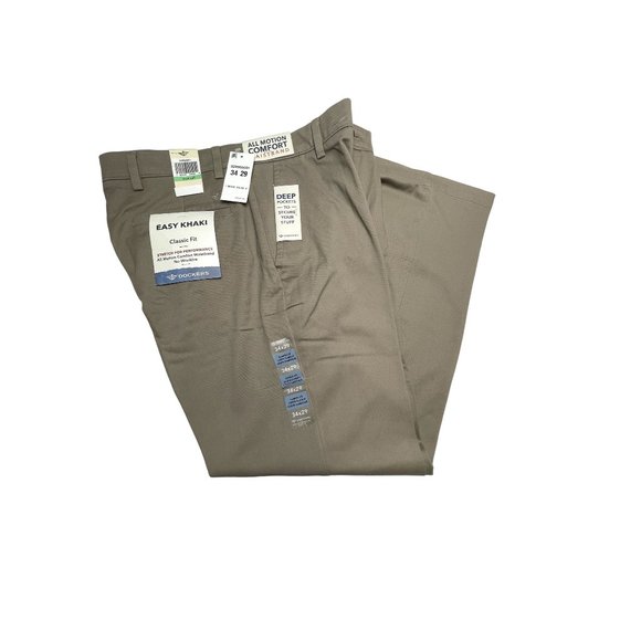 Docker's 34x29 Dress Pants Tan - New With Tags - Picture 1 of 5